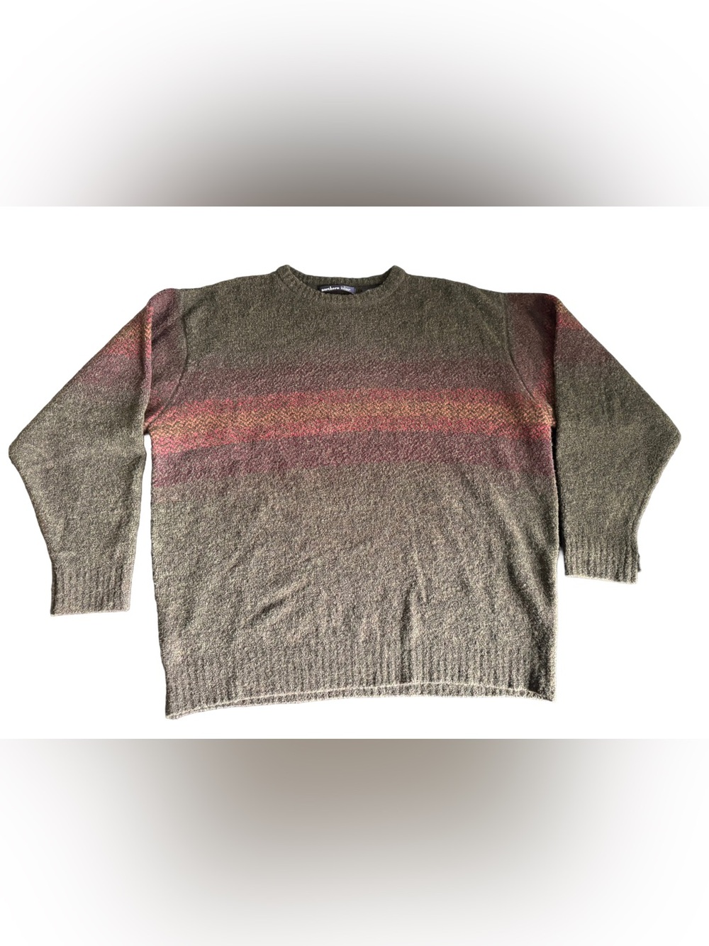 Vintage Northern Isles XL Merino Wool Lambs Wool Knit Pullover Sweater